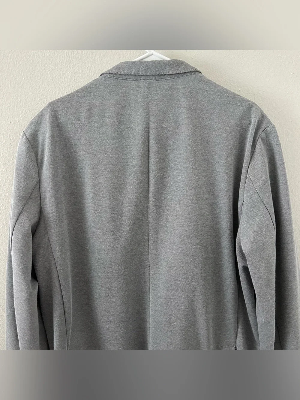 Giasone Blazer Jacket Mens XL Gray Two Button Patch Pocket Unstructured